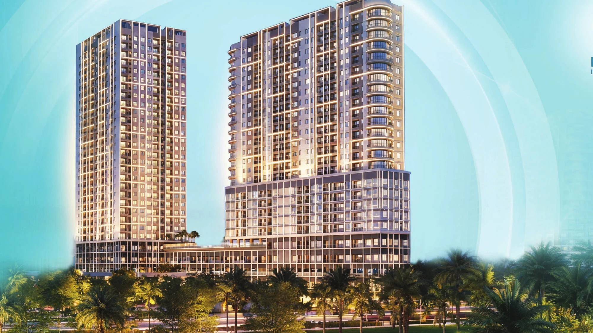 Serena Riverside — phối cảnh hai toà tháp